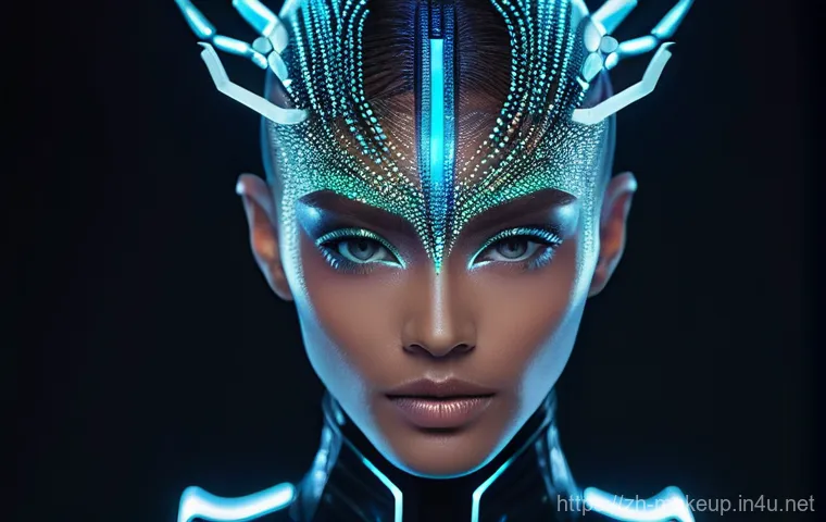 메이크업아티스트를 위한 해외 연수 과정 - A sophisticated female model, elegantly posed in a high-fashion setting. Her makeup is a masterpiece... 메이크업아티스트를 위한 해외 연수 과정 - A sophisticated female model, elegantly posed in a high-fashion setting. Her makeup is a masterpiece...